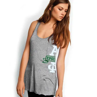 Alpha Epsilon Phi Printed Flowy Bella Tank - Bella B8800 - CAD