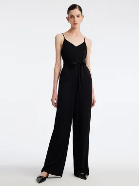 Black Acetate Jumpsuit