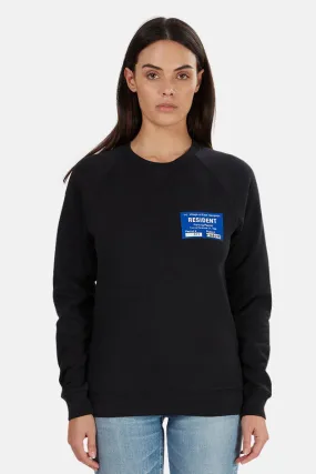 Black FRAME x Blue&Cream Parking Permit Sweatshirt