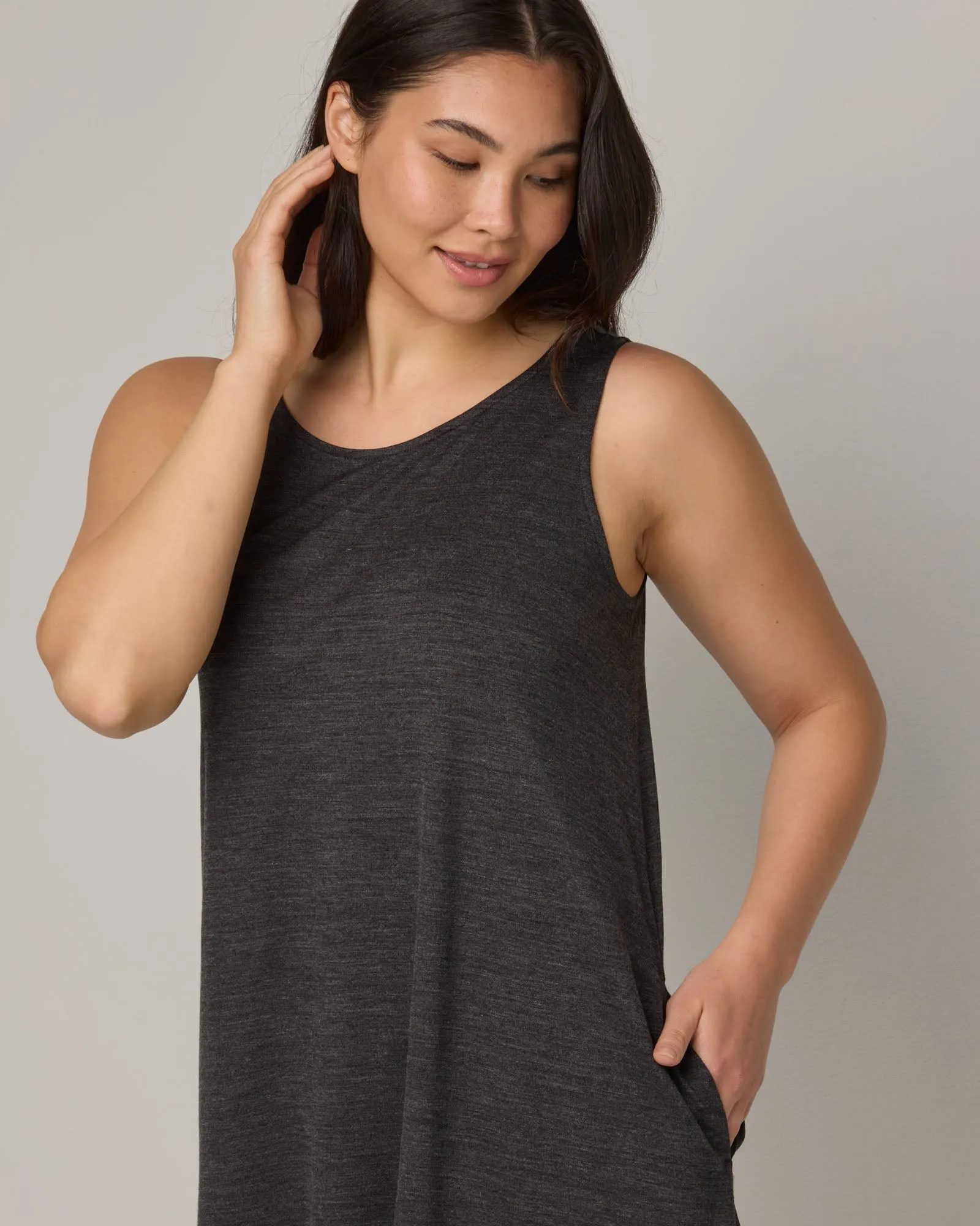 Camellia TENCEL™ Tank Dress