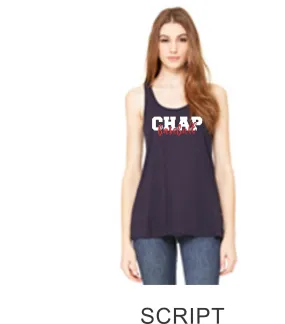 Chap Baseball Flowy Tank- 2 designs- Matte or Glitter