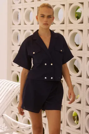 CHARLI SHIRT - NAVY