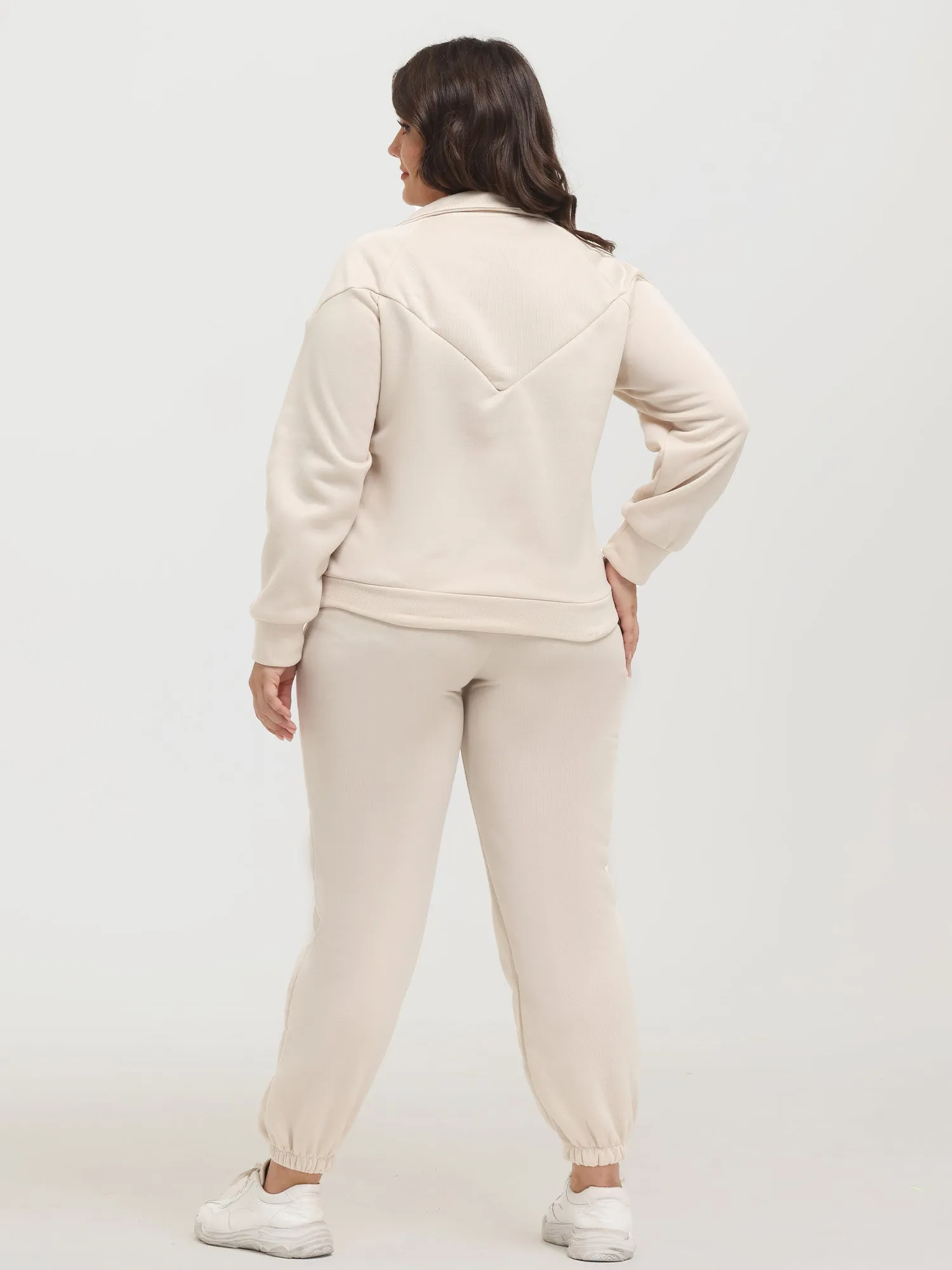 Midsize Long Sleeve Fleece Sweatershirt and Jogger Pants Set