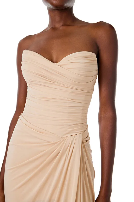 Strapless Matte Jersey Gown