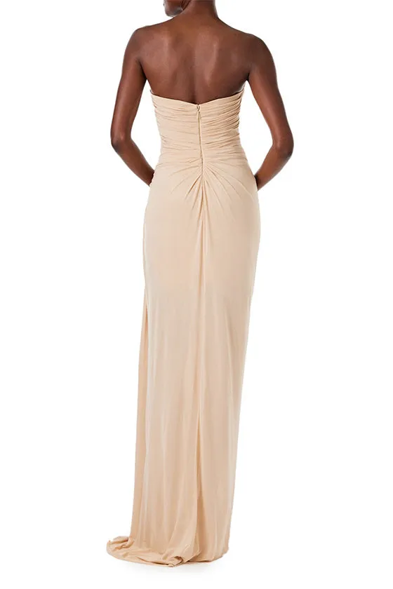 Strapless Matte Jersey Gown