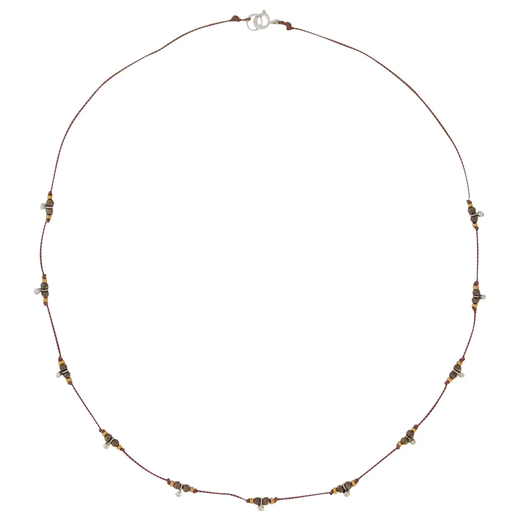 Trail Necklace - Pyrite